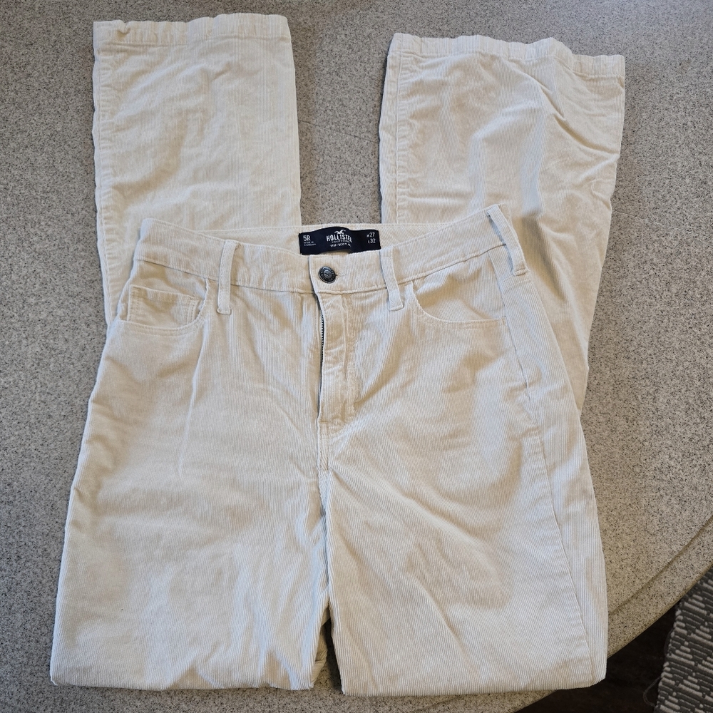 Hollister corduroy flare pants